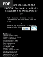 Folclore Na Educação Básica- Apresentação ProdocênciaFINAL