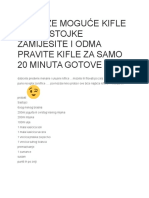 Najbrže Moguće Kifle Sve Sastojke Zamijesite i Odma Pravite Kifle Za Samo 20 Minuta Gotove