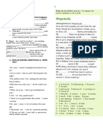 1-A Fill in With: Past Simple or Past Continuous: Grammar Mid Term Exam July 2015 Pre-PET Name