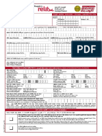 Relax Savings Planner Form
