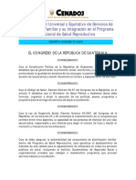 Ley Salud Reproductiva D087-2005