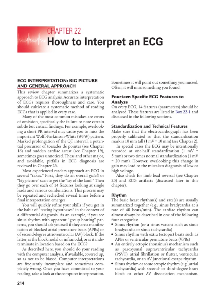 Systematic ECG Interpretation Guide | PDF | Electrocardiography ...