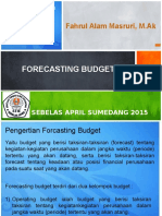 Forcasting Budget