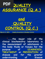 QC in Clinical Laboratories