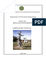 Drilling Engineering Laboratory Manual