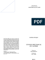 PALASAN - L'Ennui Chez Pascal Et L'Acedie