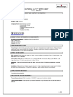 Material Safety Data Sheet Bricks