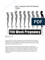 11th Week Pregnancy - Symptoms, Baby Development, Tips and Body Changes