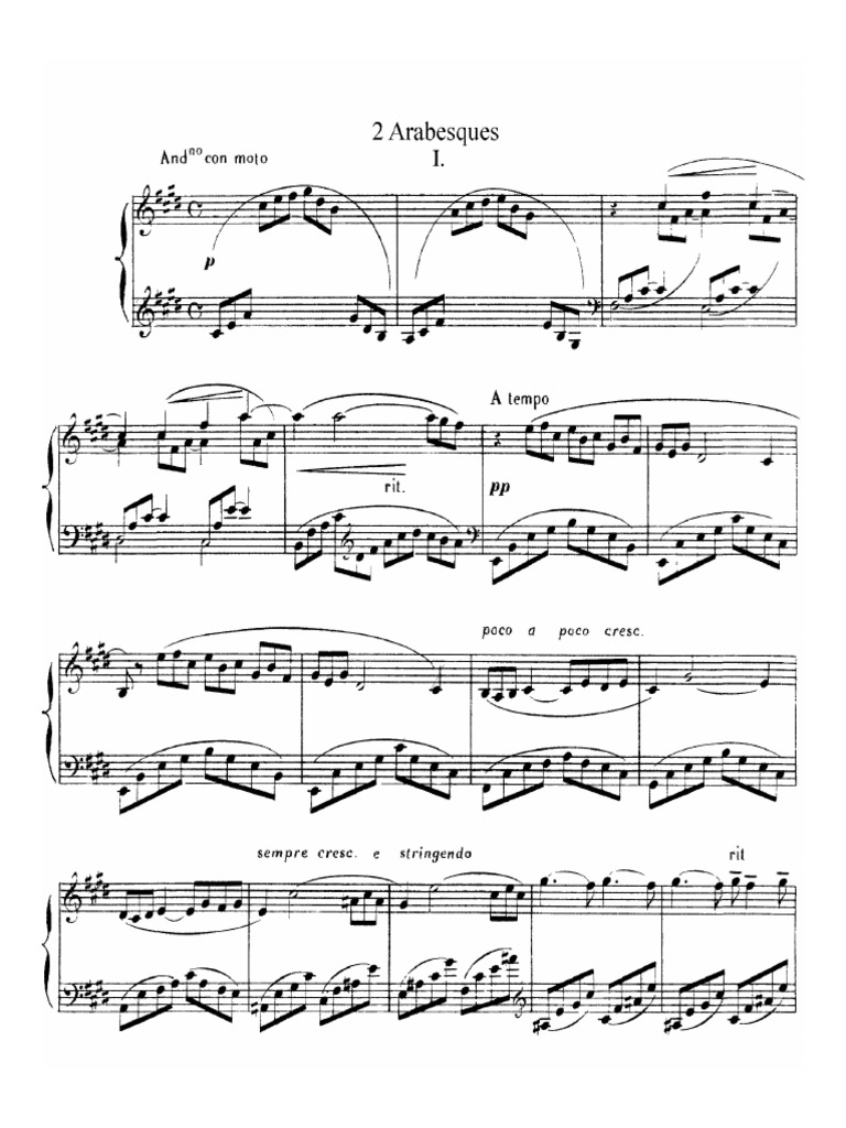 Debussy Arabesque