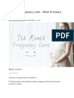 7th Month Pregnancy Care – What to Expect, Do’s & Dont’s