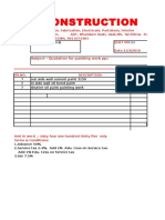 B&T Construction: Subject - Quatation For Painting Work PPC