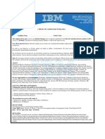 IBM Interview Letter