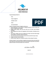 Surat Pernyataan PKWT PT Pelindo
