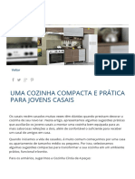 Uma Cozinha Compacta e Prática para Jovens Casais - Móveis Bartira