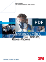 3M Catálogo Mascaras y Filtros Para Particulas