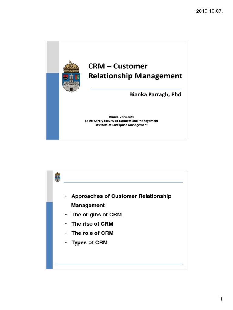 Approaches Of Crm Customer Relationship Management Strategic Management