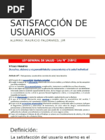Satisfacción de usuarios