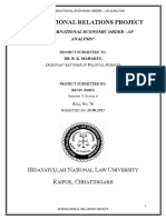 Analysis of the New International Economic Order