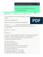 Modele de PV de Passation de Consignes