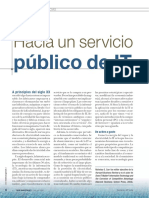 Hacia Un Servicio Público de IT