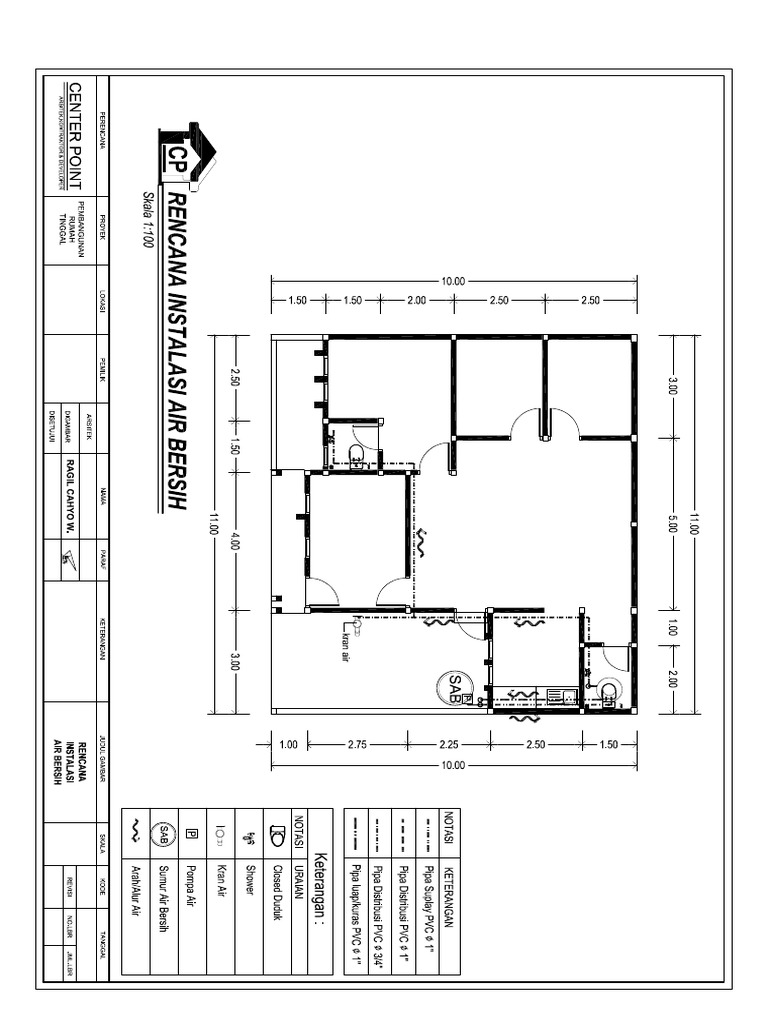 Rencana Instalasi Air Bersih Pdf