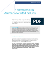 Disruptive Entrepreneurs An Interview With Eric Ries