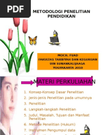 Kuliah 1 Pengertian Dan Jenis Penelitian