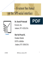 Esbus - A Sensor Bus Based On The SPI Serial Interface: Dr. Darold Wobschall