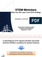 1.3 Case Presentation - STEMI Mimickers - Dr. Isabella SP - JP