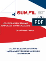 Seminario "Los contratos de trabajo  Temporales y su Fiscalización"