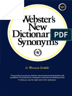 Webster - New Dictionary of Synonyms (en)