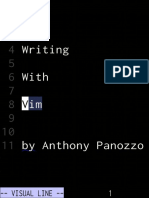 Vim For Writers