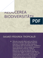 Reducerea Biodiversitatii