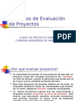 Principios de Evaluacion de Proyectos