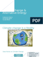Climate Change & Alternative Energy