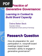 Debra Baker Beck: Dissertation Defense UW Department of Adult Learning & Technology
