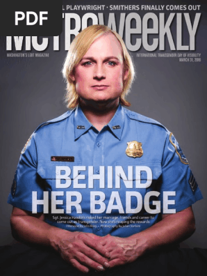 Metro Weekly 03 31 16 Sgt Jessica Hawkins Whitman Walker Health Transgender
