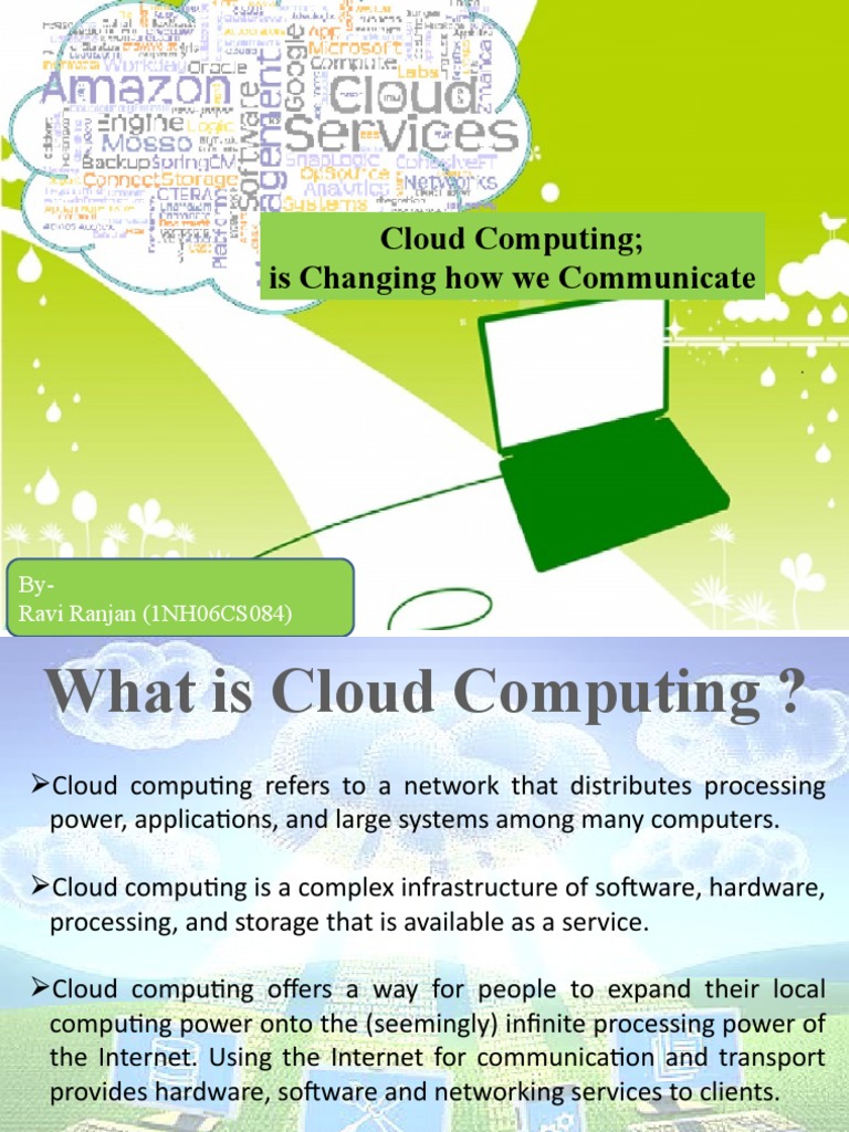Cloud Computing: Transforming Communication | PDF | Cloud Computing ...