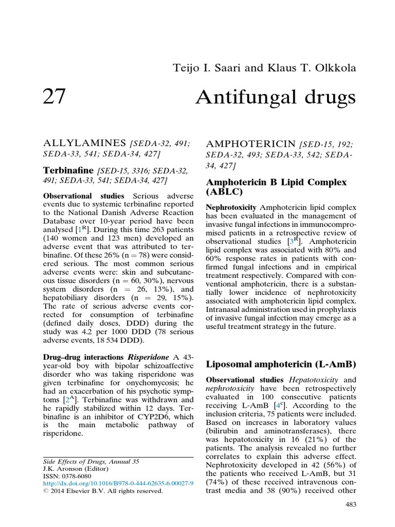 Antifungal Drugs2014 PDF Adverse Effect Bone