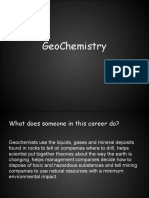 Geochemistry Career Project