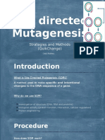 Site Directed Mutagenesis