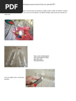 Embalagem Para Presente Feita Com Garrafa PET