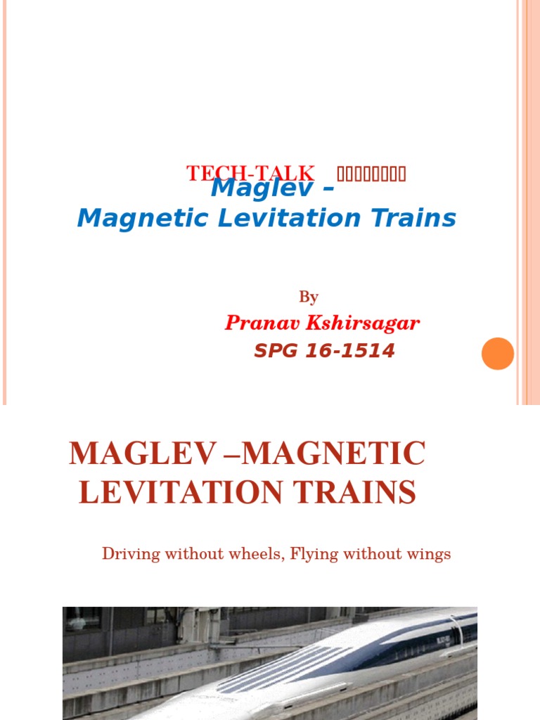 Maglev Trains: Magnetic Levitation Explained | PDF | Science & Mathematics