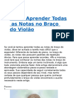 Como Aprender Todas as Notas No Braço Do