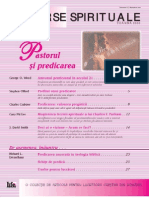 Resurse Spirituale - Pastorul Si Predicarea