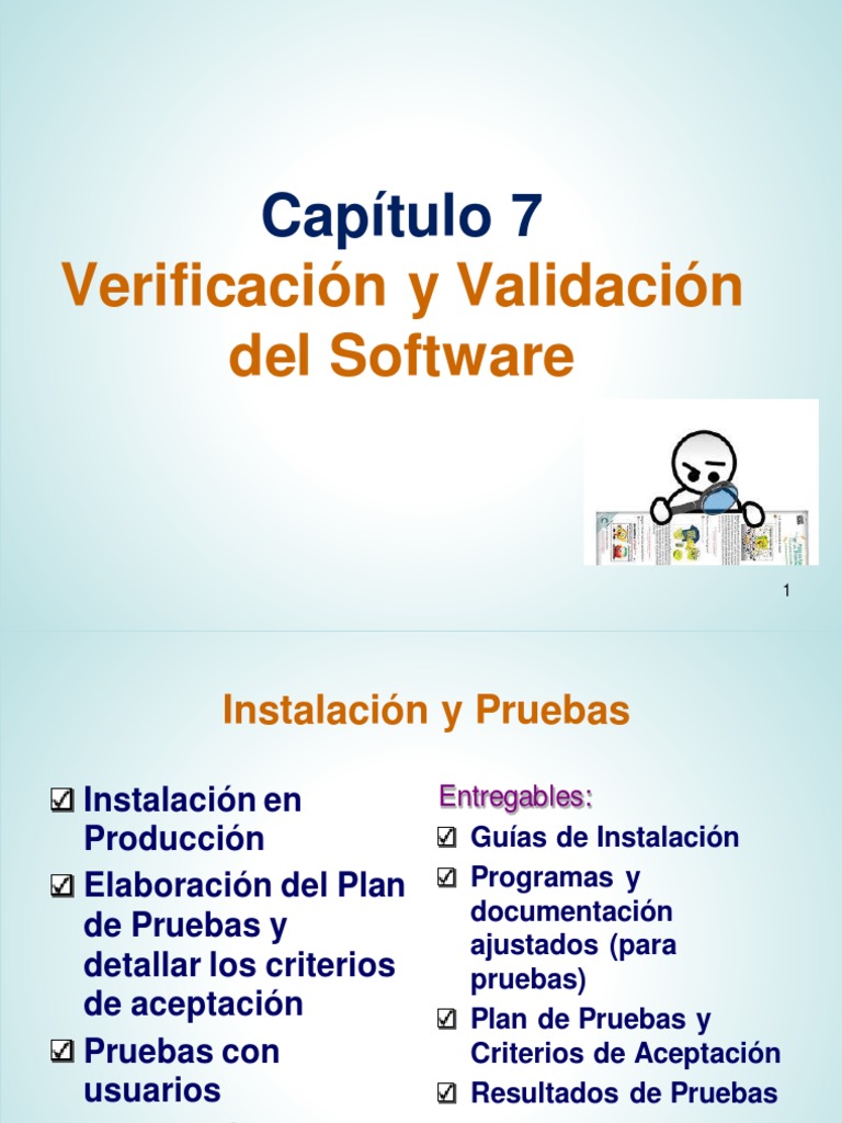 Capítulo 7 (2P) - Verificación y Validación Del Software | PDF | Caso ...