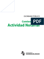 Folleto - Comienzo de La Actividad Notarial PDF