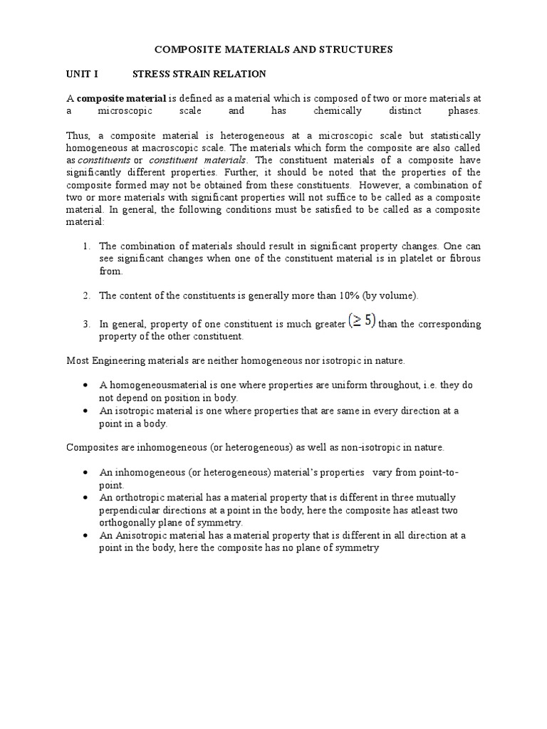 Composite Materials: Properties and Applications | PDF | Technology ...