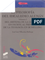 Villacañas Berlanga Jose Luis - La Filosofia Del Idealismo Aleman - Vol I