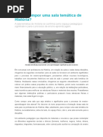 Como Compor Uma Sala Temática de História